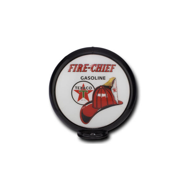 Globe "Texaco Fire-Chief" pour Pompe Essence (Déco, Verre)