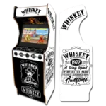 Borne d'Arcade WHISKY JD BLANC 24 – Design Iconique et Performance Gaming